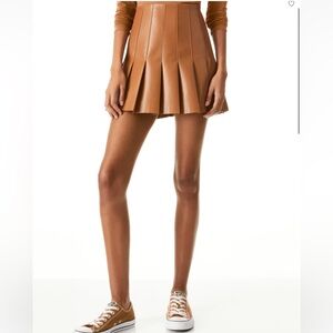 Alice + Olivia Tan Mini Skirt size 2